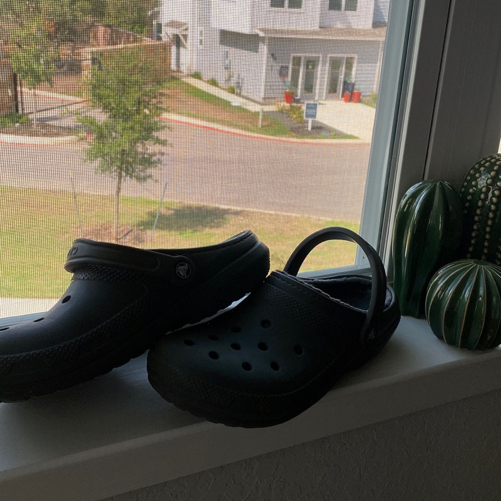 Crocs with the fur